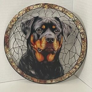 Suncatcher Acrylic Rottweiler Dog Home Decor Gifts New